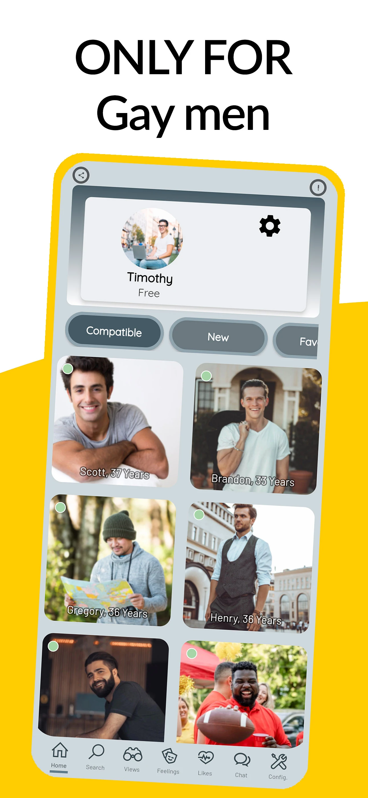 Gay dating and flirt - Adanel screenshot