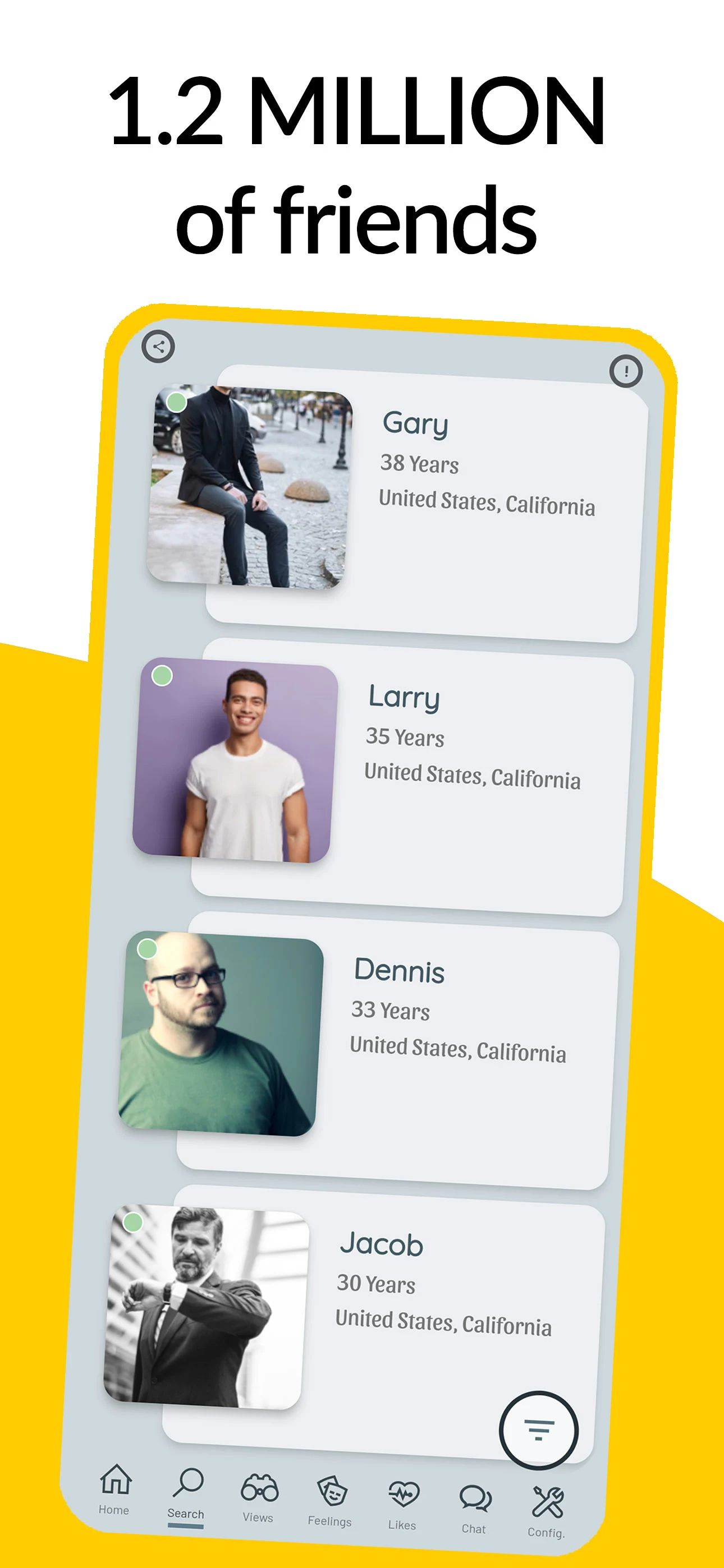 Gay dating and flirt - Adanel screenshot